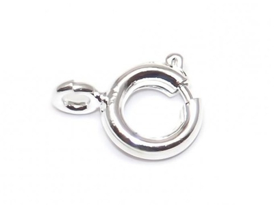 Карабин кольцо для бус, р. 6 мм, никель