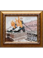 Картина маслом "Банковский мост" Лопушанский