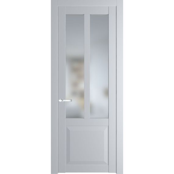 Межкомнатная дверь эмаль Profil Doors 1.8.2PD лайт грей остеклённая