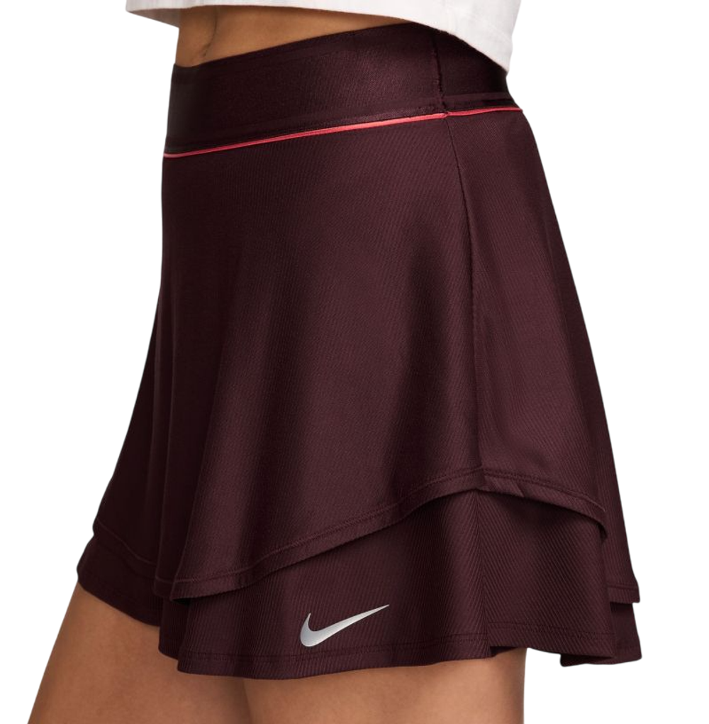 Теннисная юбка Nike Court Dri-Fit Slam - burgundy crush/light crimson