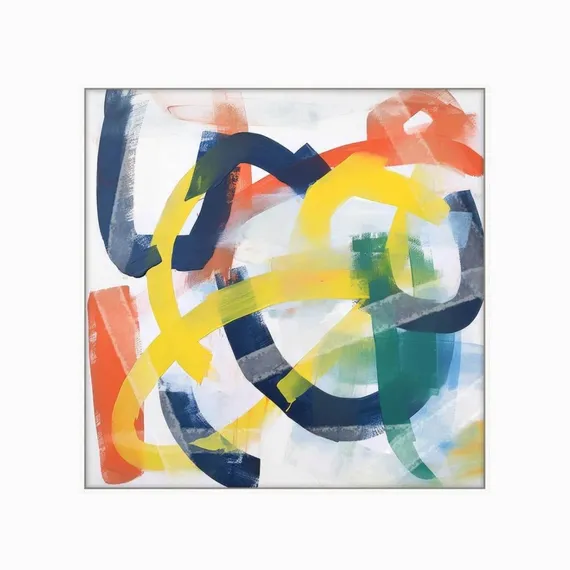 Постер Coloured Room Curls 100х100