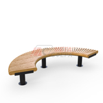 Лавка Rail Road 01 радиусная