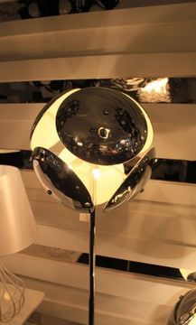 replica Bubble floor lamp silver