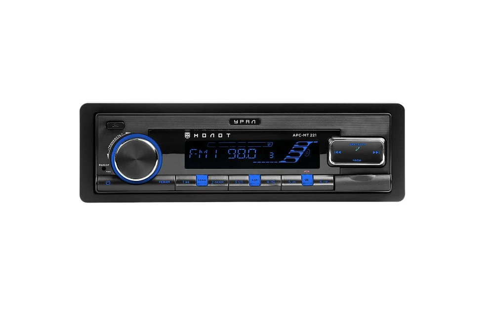 Автомагнитола URAL APC-MT 221 С MOLOT bluetooth