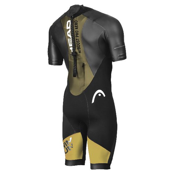 Короткий гидрокостюм женский Head Swimrun Myboost Pro Aero 4.2.1,5, неопрен 4 мм