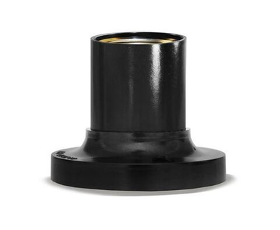 Патрон потолочный E27 4А 250В карболит. с этикеткой черн. UNIVersal 5565303