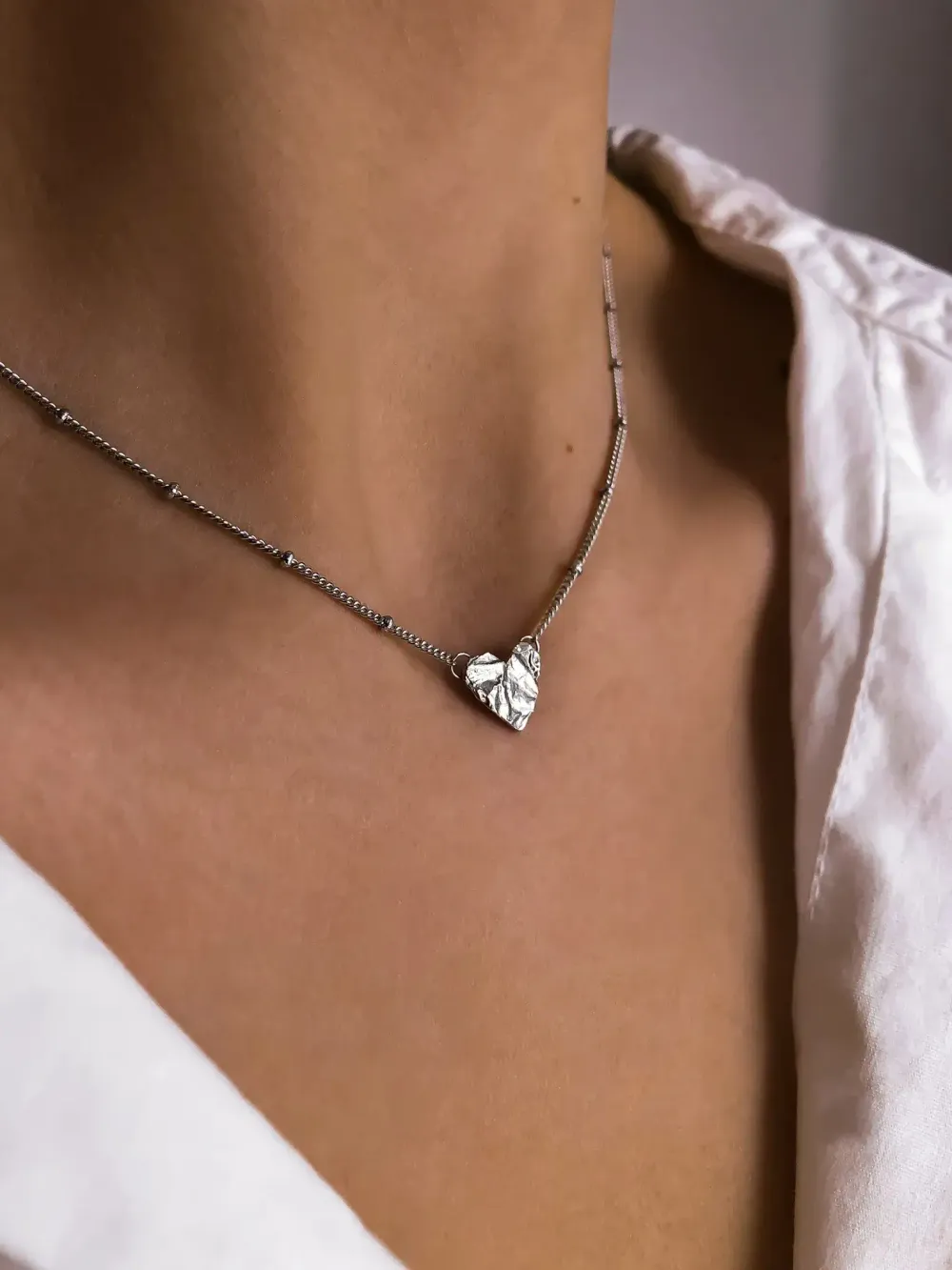 Колье-сердце Folio мини