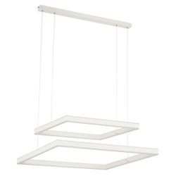 Citilux Дуэт CL719K210 LED Люстра подвесная с пультом Белая