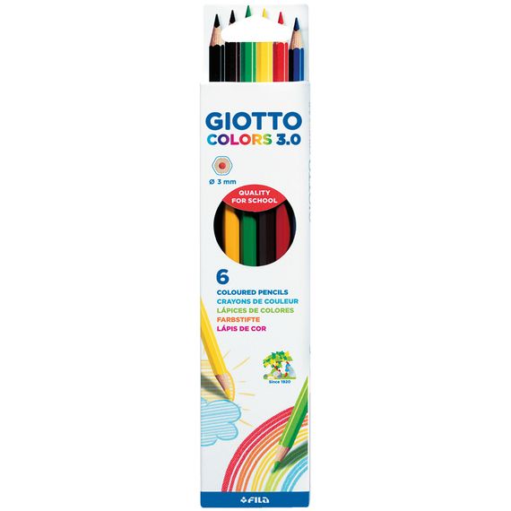 Карандаши цветные Giotto &quot;Colors&quot; 6 цв.