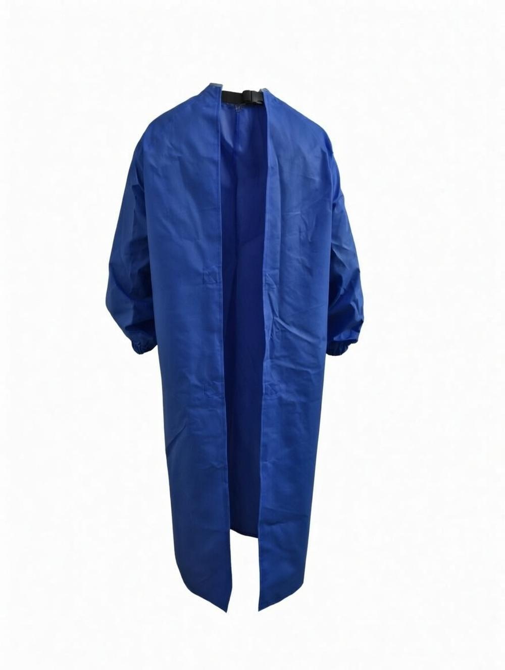 Фартук дояра влагозащитный с рукавом без карманов (ПВХ, Синий)