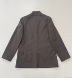 Тестовый образец. Пиджак Aster из шерсти 100%. Цвет коричневый. Размер 44. №84. Отличается горловина.