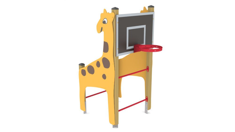 Оборудование детской спортивной площадки Баскетбольная стойка Жираф
