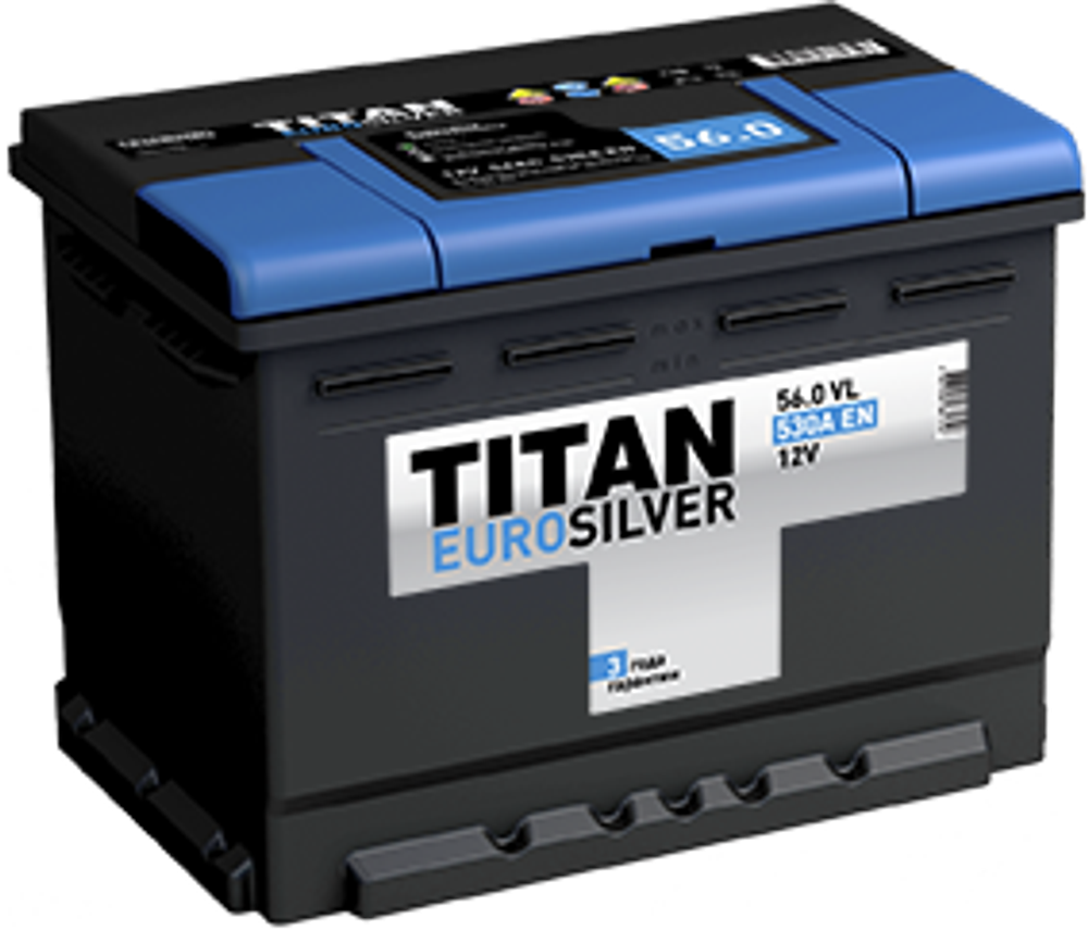 TITAN Euro silver 6СТ-56 аккумулятор