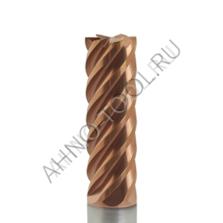 Фреза твердосплавная концевая  14мм (L=75, l=35, хв=14) Z6 45° по стали, нержавеющей стали, чугуну B