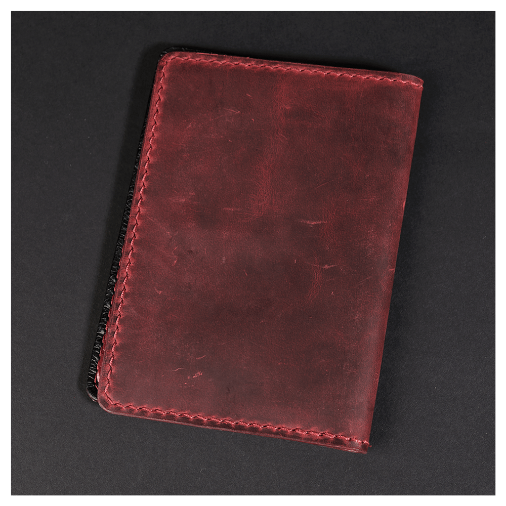 Кожаная обложка на паспорт «Шаманка» (фигура)