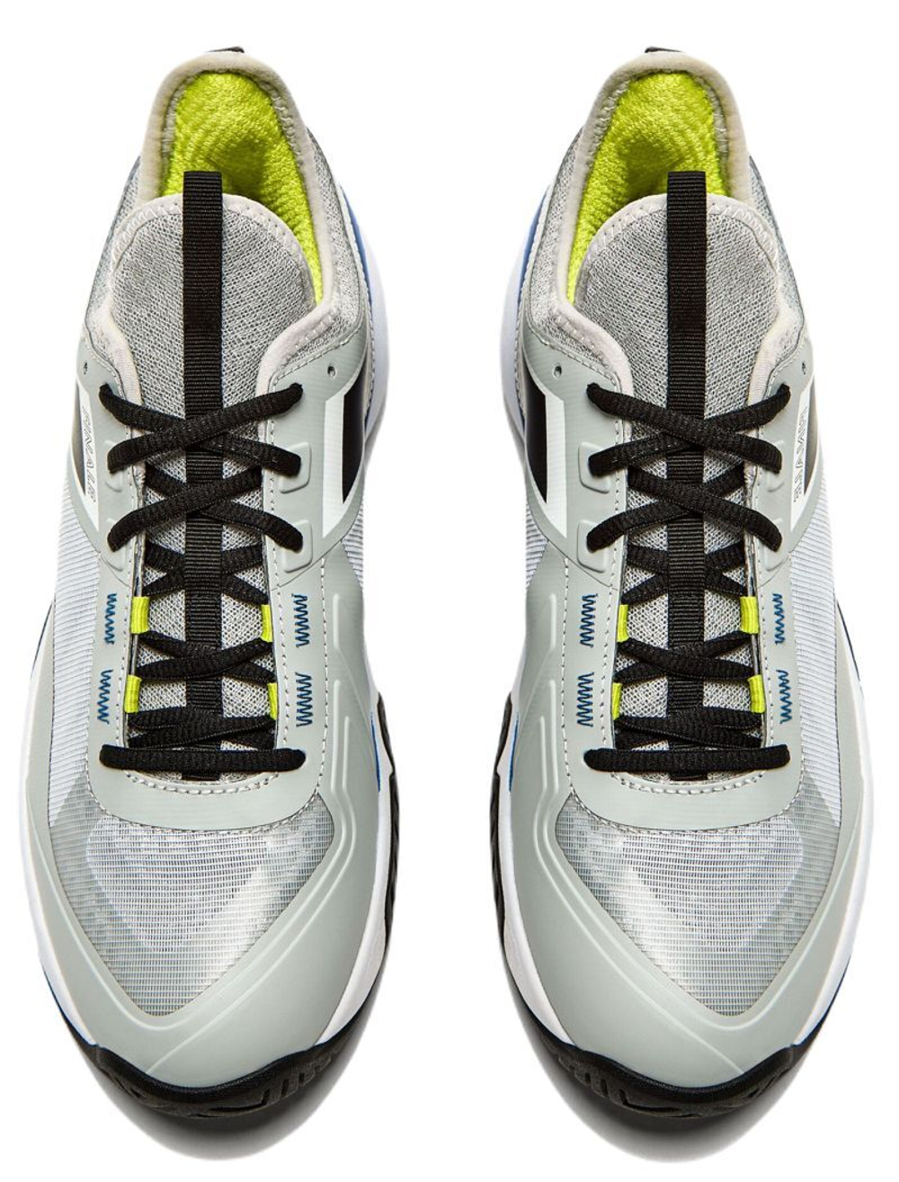 Теннисные кроссовки Diadora Finale AG - silver dd/black/deja vu - Black Silver Gray