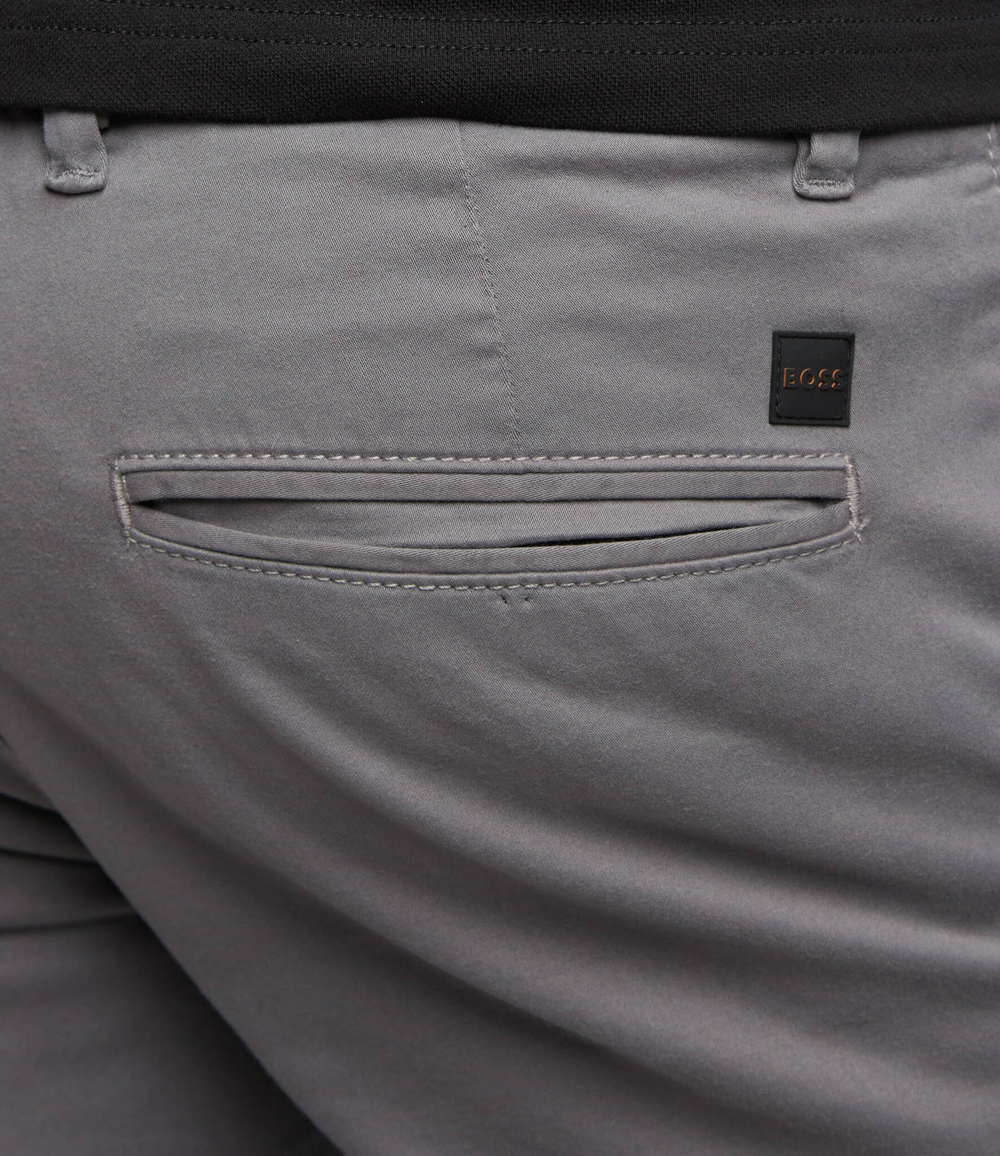 чиносы schino slim BOSS ORANGE - пепельный(50470813)