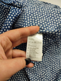 Рубашка H&M с принтом 48 размер