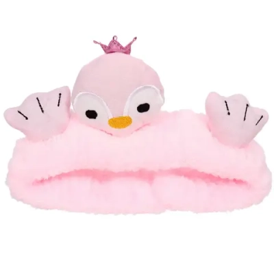 Повязка на голову косметическая «ДАЙМОНД РУШ», цвет лавандовый, пудровый, небесный и серый, 20*5.5см (ZIP пакет)