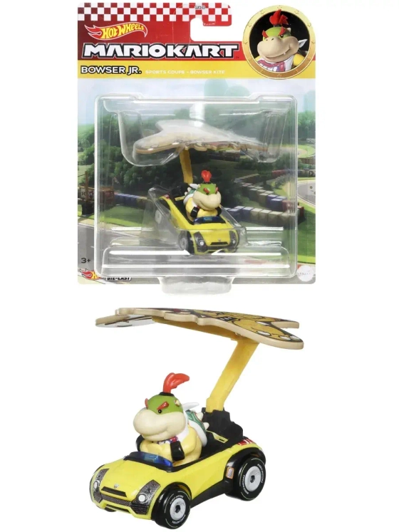 Машинка MarioKart Хот Вилс Bowser JR GVD30 HDB47