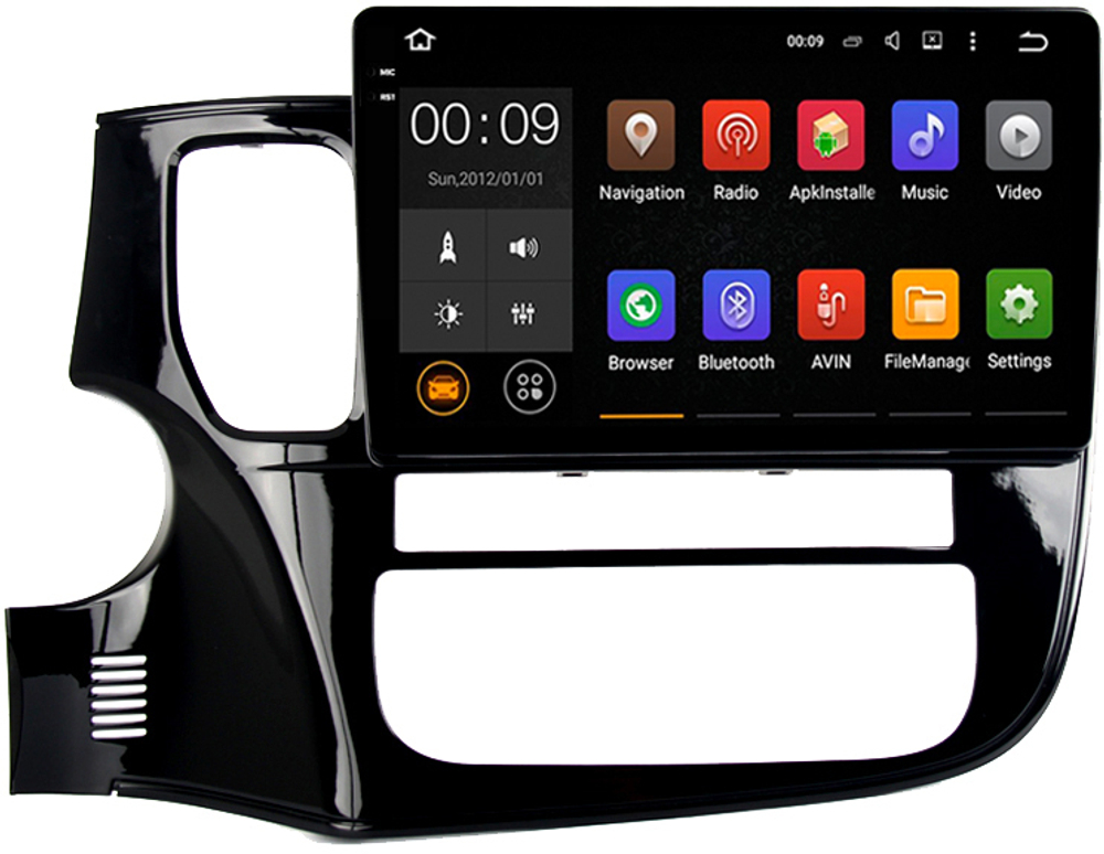 Магнитола Mitsubishi Outlander 3 2012-2022 - AIROC 2K RX-2607 Android 13, QLed+2K, ТОП процессор, 8/128, CarPlay, SIM-слот