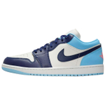 Jordan Air Jordan 1 Cushioning Low top Vintage Basketball Shoes Men's Ice Blue