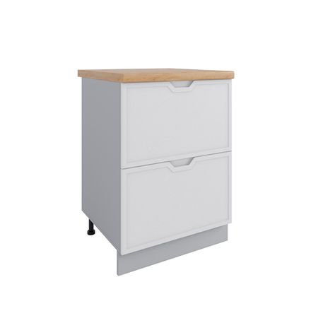 Кухня Модуль КМЯ 600 Арка Штукатурка белая