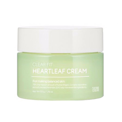Балансирующий крем с экстрактом Хауттюйнии Tenzero Clear Fit Heartleaf Cream 50мл