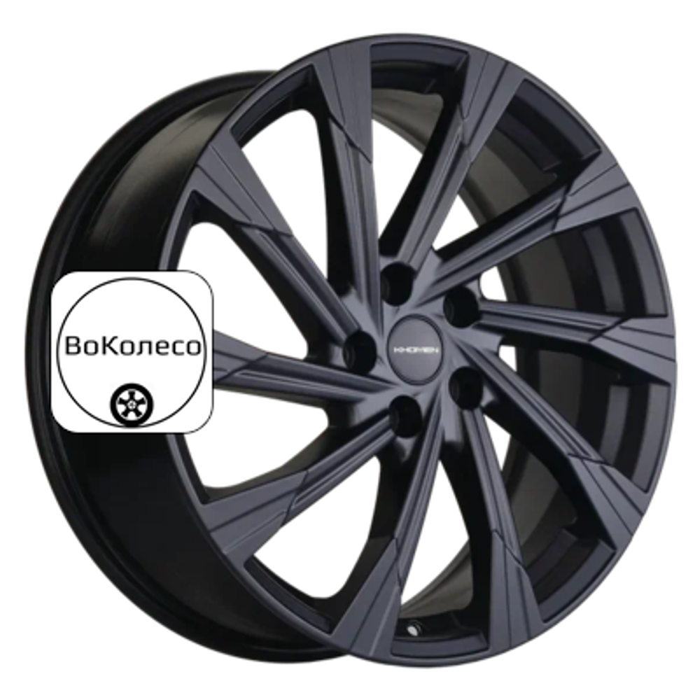 7,5x19/5x108 ET46 D63,4 KHW1901 (Tugella) Black matt Khomen Wheels
