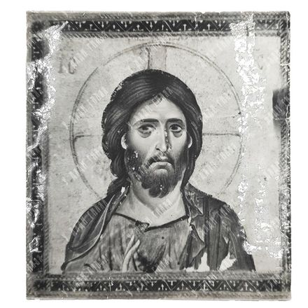 Фотография миниатюры из Евангелия, 1084 г. Спас Вседержитель. 1990-е гг.