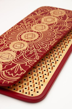 Доска садху Чакры темные алюминиевые гвозди