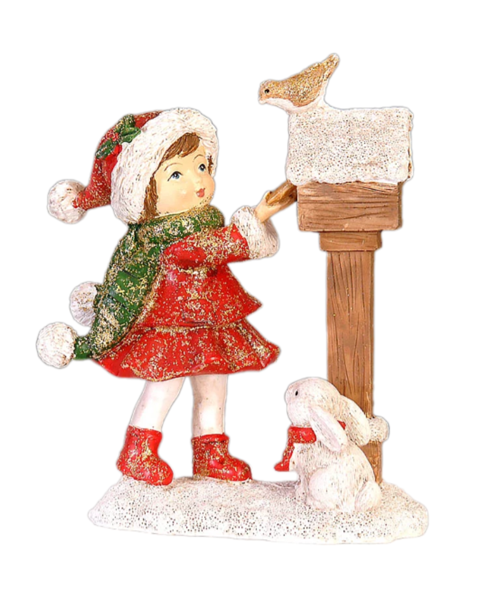 Девочка с почтовым ящиком