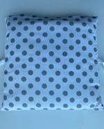 Комплект в кроватку 17 предметов "Зайка и подарки" серый, сатин