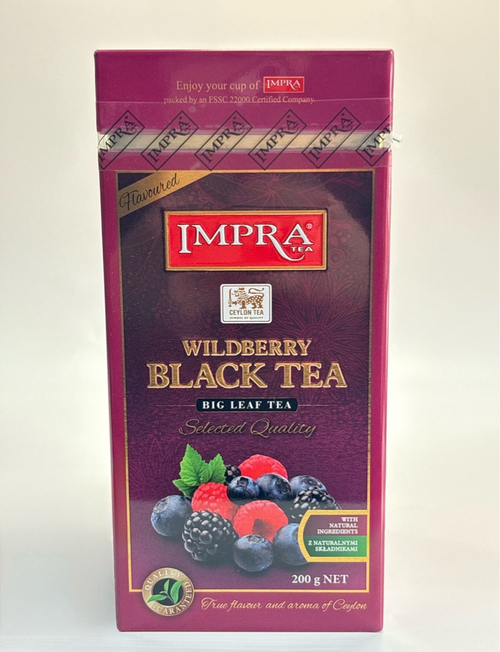 ЧАЙ ИМПРА ЧЕРНЫЙ ЛЕСНАЯ ЯГОДА 200Г ЖБ/6