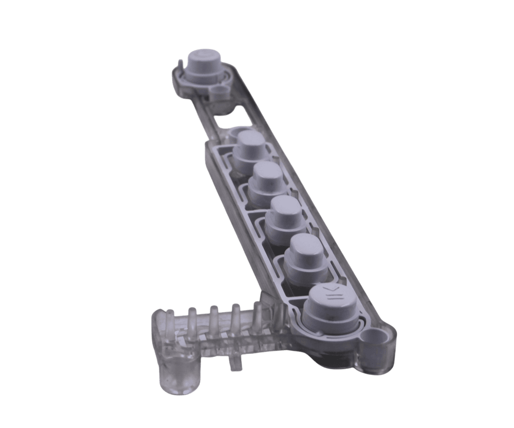 Панель крепления индикации 250005872 стиральной машины Indesit в сборе с кнопками