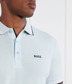 Футболка Поло Paddy BOSS GREEN - голубой(50468983)