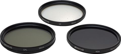 Набор фильтров RAYLAB UV/CPL/ND8 58mm