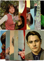 №65 Открытки Артисты и актёры СССР 1970–1980-е г. 25 штук. Цветные, чистые, без повторов