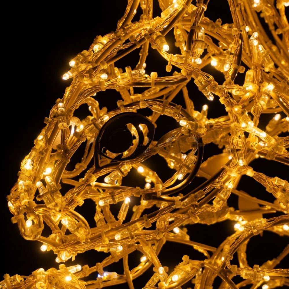 Светодиодная фигура "Белка с орехом"