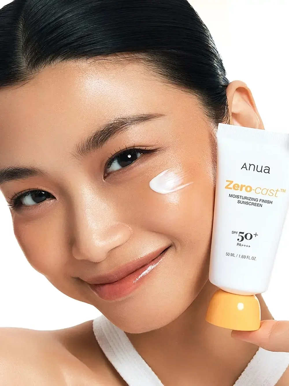 Anua Увлажняющий солнцезащитный крем SPF50 Zero-Cast Moisturizing Finish Sunscreen 50 мл