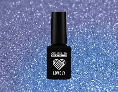 Топ без липкого слоя Lovely с синим шиммером Skyfall, 12ml*