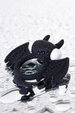 Эрекционное кольцо на пенис Cocky Devil чёрное 8,5 см