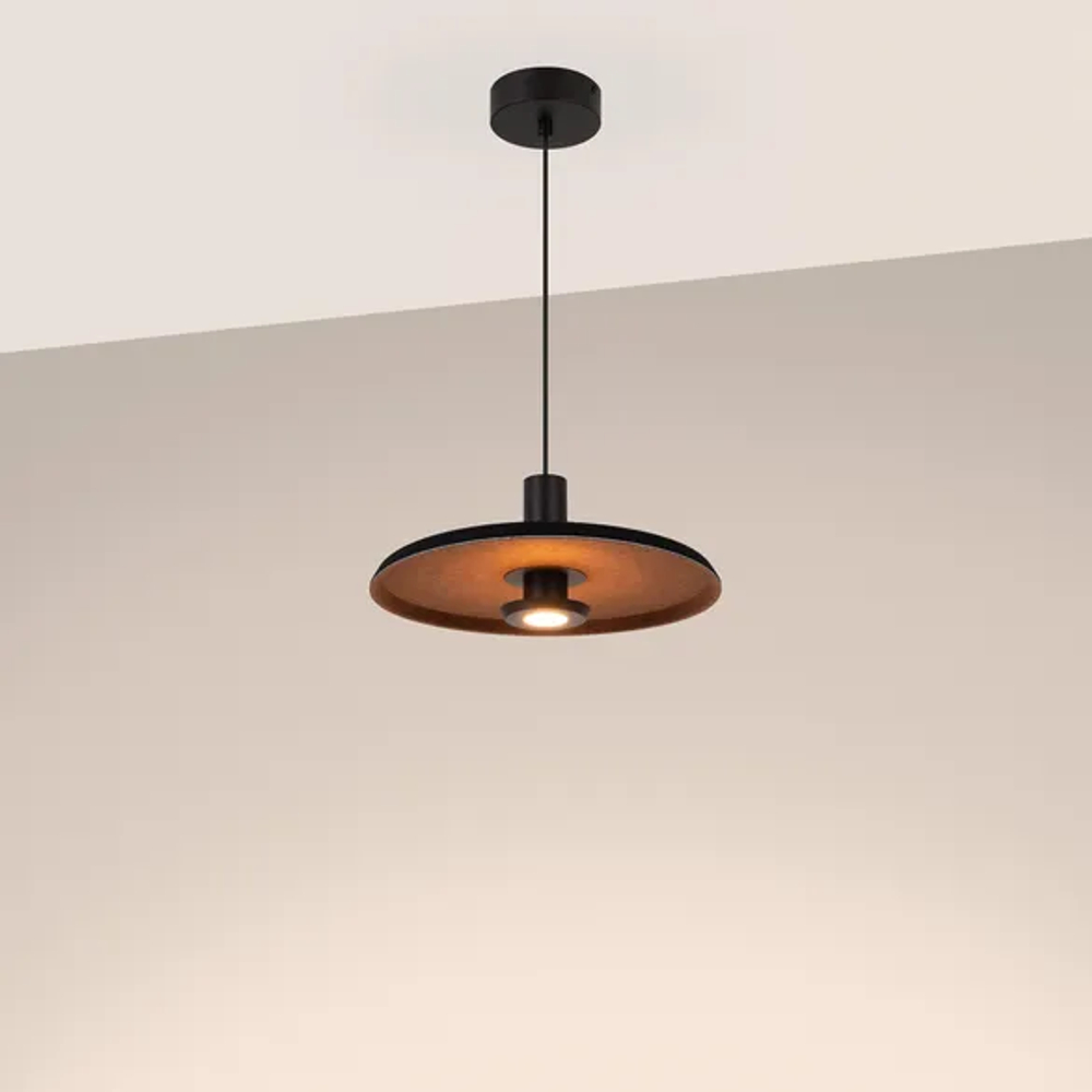 Светильник SP-KOTARO-R350-12W Warm3000 (BK-CF, 36 deg, 230V, TRIAC) (Arlight, IP20 Фетр, 3 года) 057232