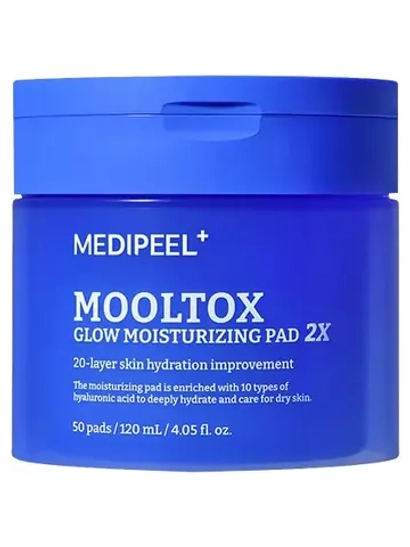 Medi-Peel Mooltox Glow Moisturizing Pad 2X интенсивно увлажняющие пэды