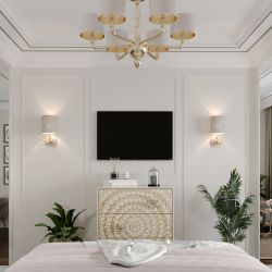 Бра настенный светильник Терра Айвори правое