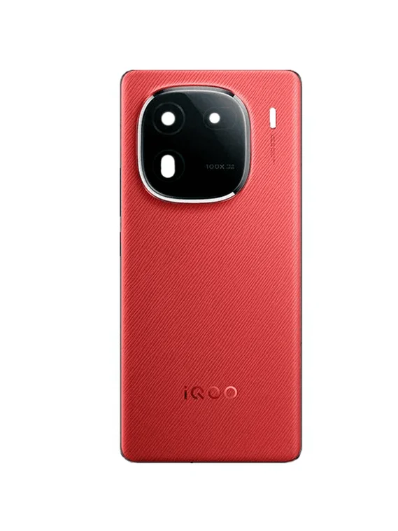 Задняя крышка для Iqoo 12 Pro красная (Red) со стеклом камеры