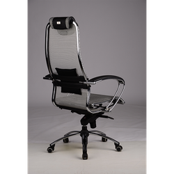 Эргономичное офисное кресло "SAMURAI S1" (серая сетка), Метта, г.Уфа