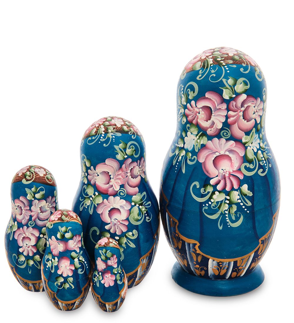 Народные промыслы МР-16/ 8-B Матрешка 5м «Мария с котами»