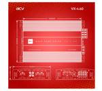 Усилитель автомобильный ACV VX-4.60 (4-х канальный)