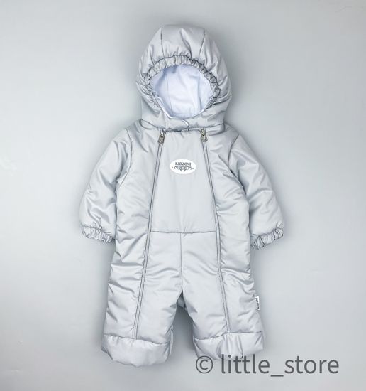 Комбинезон демисезонный "Леон" Светло-серый